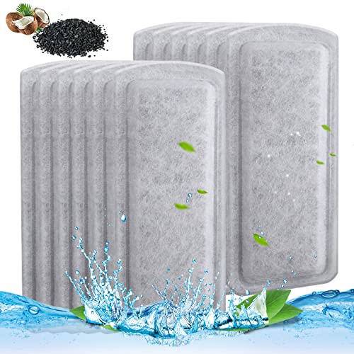 6/12 Pack Fish Tank Filter Cartridges for Marina Slim Filters S10/S15/S20 - Quadruple Filtration - Replacement Filter Cartridges for Marina Slim Filters - size: 12 Pack