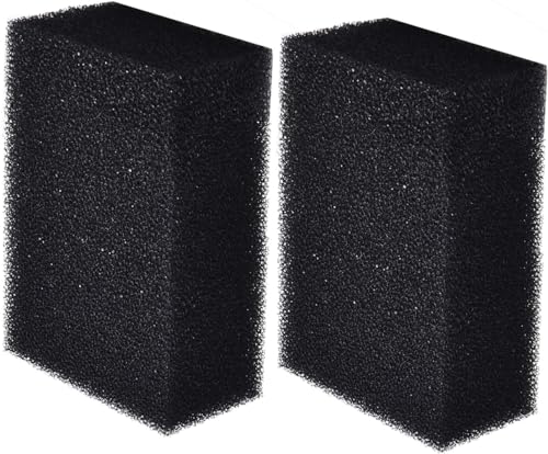ALEGI Filter Foam Sponges, Bio Sponge Filter Media Pad, Cut-to-Size Foam for Aquarium Fish Tank (7.5" x 4.7" x 2.75" (2pcs)) - size: 7.5" x 4.7" x 2.75" (2pcs)