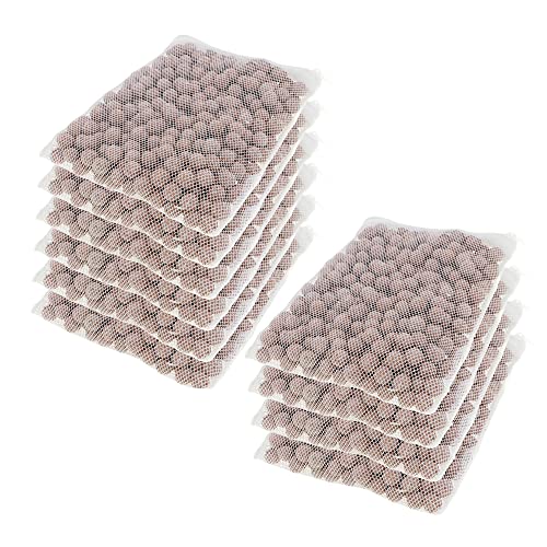 ALEGI 10 lbs Aquarium Ceramic Bio Filter Media Sphere for Freshwater Aquarium and Marine Fish Tank Sump, Canister Filter, Koi Ponds - size: 10 lbs