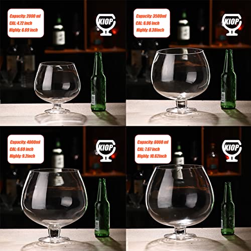 Margarita-Glass Huge Large Draft Beer Glass Wine Cork Storage Big Capacity Bar Giant Ice Bucket,Fish Tank,Ornament Used for Juice, Lemonade, Whiskey, Beer, Cocktail, Drink Glasses,120oz - size: 120oz