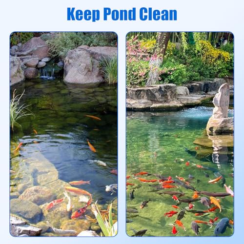 AQUANEAT Replacement Pond Filter Sponge Compatible with Anbull/VIVOHOME 950/1370GPH Pond Filter Pump (4pcs) - size: 4pcs