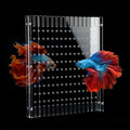 Aquarium Divider Clear 10/15/20 Gallon Fish Tank Divider with Suction Cups (10 Gallon) - size: 10 Gallon