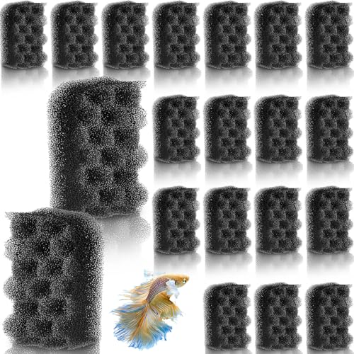 20 Pcs Foam Filters Media Pads Compatible with Fluval 304/305/ 306/404/ 405/406 Foam Filter Media Replacements Sponges for Aquarium Canister Accessories