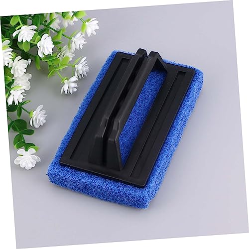 Fish Tank Sponge Cleaning Brush Aquarium Brush for Glass Scraper Single Face Handle 1pc Aquarium Cleaning Brush