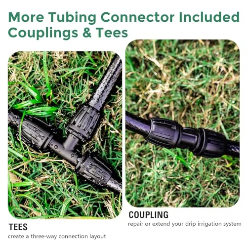 Maotong 40 FT 1/2 inch Drip Irrigation Tubing Main Line Hose Tube for Garden Irrigation System - size: 40FT 1/2" Main Tubing