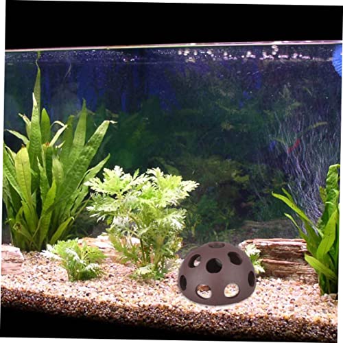 IMIKEYA 2pcs Porous Ceramic Shrimp Nest for Fish Tanks Durable Hemisphere Breeding House for Underwater Decor and Shelter Shrimp Hideout and Egg Collector