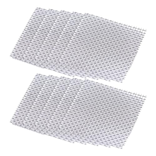 10Pcs Fish Tank Wire Mesh Pad 8x8cm Aquarium Decoration Plants Fixing Holder