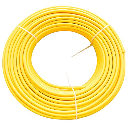 Beduan Pneumatic Nylon Tube 5/16"od SAEJ844 Air Line Nylon Hose Tubing for Air Brake System or Fluid Transfer（32.8ft 10 Meter） - color: Yellow, size: 5/16"OD 32.8FT