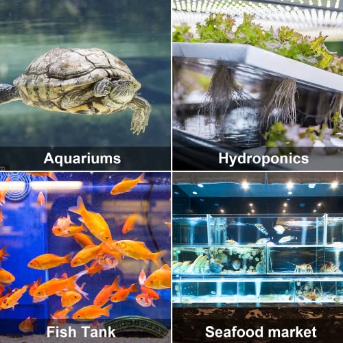 Simple Deluxe Air Pump Aquarium 2W Output, Oxygen Pump Air Aerator Pump Fish Tank, 1 Air Outlets, 40Gph, 110-120V, 0.013Mpa - size: 20 Pack