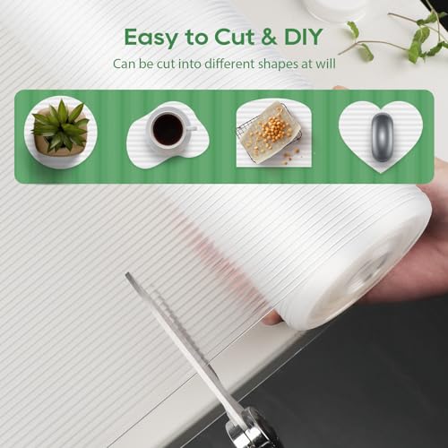 Anoak Shelf Liner, 14 Inches x 10 FT(120 Inch) Non-Slip Cabinet Liner, Washable Waterproof Durable Non Adhesive Shelf Liners for Kitchen, Drawer, Refrigerator - size: 14"W x 120"L