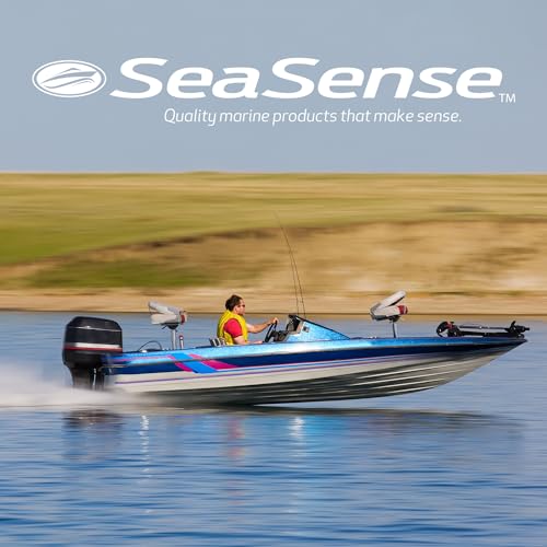 SeaSense 3-Rack Fishing Rod Holder for Your Boat, Pontoon, Garage – Convenient Storage for Fishing Poles, Pliers, Filet Knives & Other Gear – Mounting Hardware Included, Snaps Together Easily - size: 3 Rods