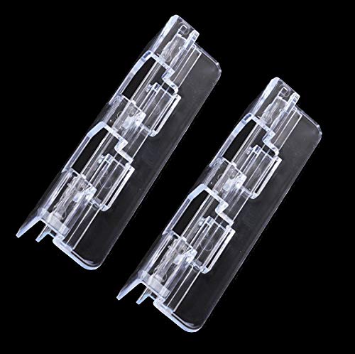 2Pcs Fish Tanks Glass Cover Clip,6mm/8mm/10mmAquariums Fish Tank Acrylic Clips Glass Cover Support Holders Universal Lid Clips for Rimless Aquariums