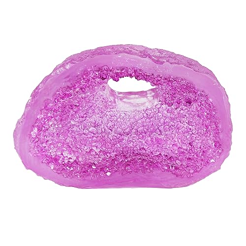 Penn-Plax Deco-Replicas Crystal Cave Aquarium Decor - Crystal Ornament with Hiding Space - Ideal for Territorial Fish - Durable Resin for Fresh & Saltwater Tanks - Amethyst Purple, 3.9 x 2.8 x 4.2 in - color: Amethyst Pink