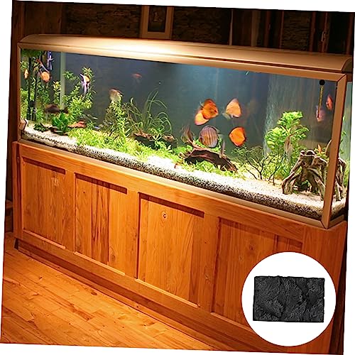 3D Aquarium Background Board Rock Tank Decor Tank Background Fade-Resistant 45x28 Inches
