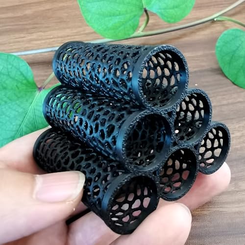 Fish Tank Decor Shrimp Tank Accessories Aquarium Cave Shrimp Hideout Reptile Hideout Habitat Cave for Fish and Shrimp to Swim (Black) - color: Black