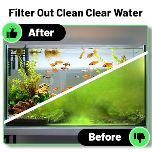 hygger 3/4'' Thick Aquarium Filter Floss 12"x 86" Poly Fiber Fish Tank Filter Media Water Polishing Filter Pad for Sump Canister Hang On Back Filter Cut to Size - size: 12"x86"