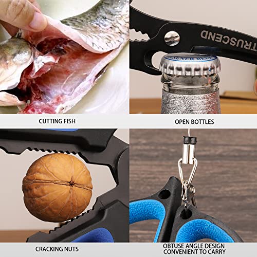 TRUSCEND Multi-Purpose Fishing, Heavy Duty Kitchen for Cutting, 2 Pack Of Hardened SS Provide Superior Rust & Corrosion-Resistance, Multi-Function Fishing Tools