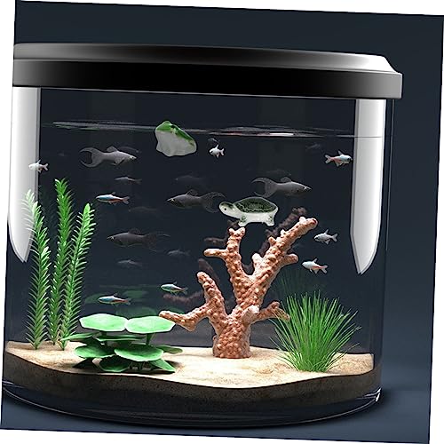 DOITOOL Home Floating Animal Decor 3pcs Ceramic Frog Turtle Fish Tank Aquarium Decor Decorative Ornaments