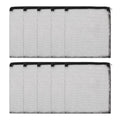 Aquarium Filter Media Bags, Fish Tank Fine Mesh Bag with Zipper Reusable Versatile 12 x 10 Inch, (Black, 10Pcs), Intended for Fish Tank/Aquarium/Pond/Activated Carbon/Ceramic Rings