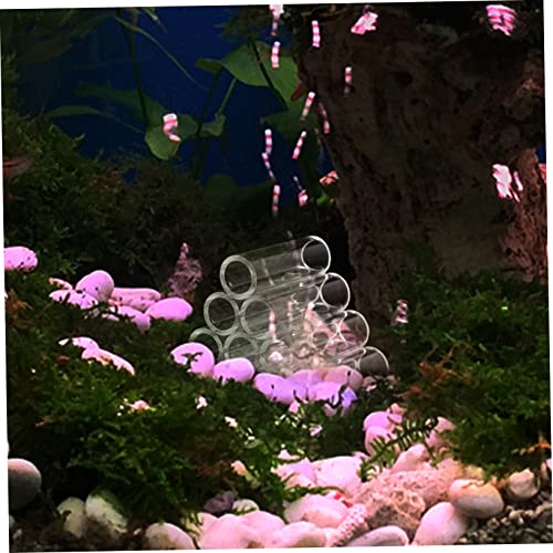 Housoutil 15holes Fish Breeding Tube Shelter for Aquarium Acrylic Hideout for Shrimp and Small Fish Decoration for Tank Compact Design