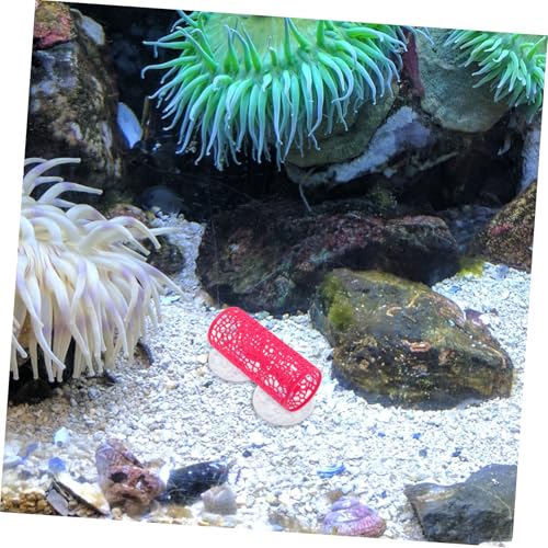 BESPORTBLE 2pcs Fish Tank Tunnel Bed Durable Betta Hiding Tube with Aesthetic Aquarium Ornament for Shrimp Habitat and Betta Fish Shelter Enhances Natural Environment