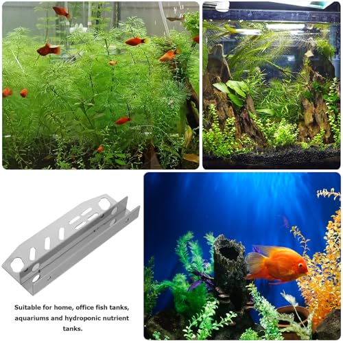 UPKOCH Aquarium Tool Rack Organizer Stainless Steel Maintenance Holder for Aquatic Planting and Cleaning Tools Efficient and Fish Tank Equipment Storage