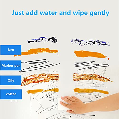 Magic Sponges Cleaning Eraser,50 Pack Melamine Sponge Foam Pads,Multi-Functional Household Cleaning Kitchen Dish Sponge for Furniture,Bathroom,Bathtub, Sink,Floor, Baseboard, Wall Cleaner - color: 50pcs