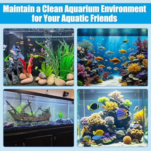 AQUANEAT 16 pcs Replacement Canister Filter Pads Compatible with SUNSUN HW-303B/703B CF-400 Aquarium Filter Media Generic Sponges Floss