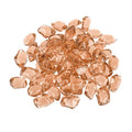 Onlyfire 1/2-Inch Polygon Fire Glass, 10 Pound Pack Glass Rock for Fireplace Fire Pit & Lanscaping, High Luster Elegant Gold - color: Elegant Gold, size: 1/2 inch
