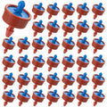 60Pcs 0.5 GPH Pressure Compensating Irrigation Spot Drippers,Constant Flow Barb Outlet Watering Dripper Emitters Heads Parts for 1/4 Inch Watering Tubing Line for Garden Pots Plant Irrigation Systems - color: 0.5 GPH 60PCS
