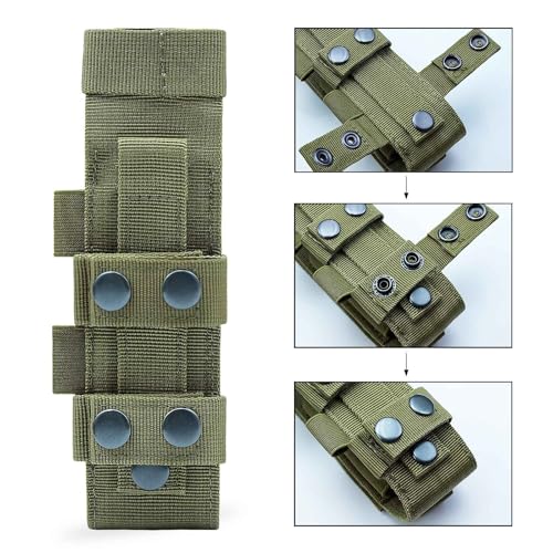 Upgrade 1000D Laser Cut Molle Tourniquet Holder, Heavy Duty Tactical Molle Tourniquet Pouch Holder - color: Pouch-Army Green