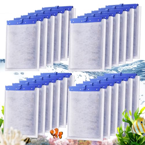 New Upgraded 6-in-1 24-Pack Aquarium Filter Cartridges, Designed for Tetra Whisper Bio-Bag Filter Cartridges Large, Fits Tetra Whisper Filter Large — Fits IQ/PF/20i/40i, 20-60 Gallon Tanks - size: L-24Pack