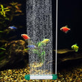 hygger 5.9Inch Aquarium Bubble Bar, Double Row Fine Mist Air Bubble Curtain Wall, Quiet Dissolved Oxygen Diffuser Air Stone, Self-Sinking Design Fish Tank Bubbler for Freshwater Saltwater Hydroponics - size: 5.9Inch