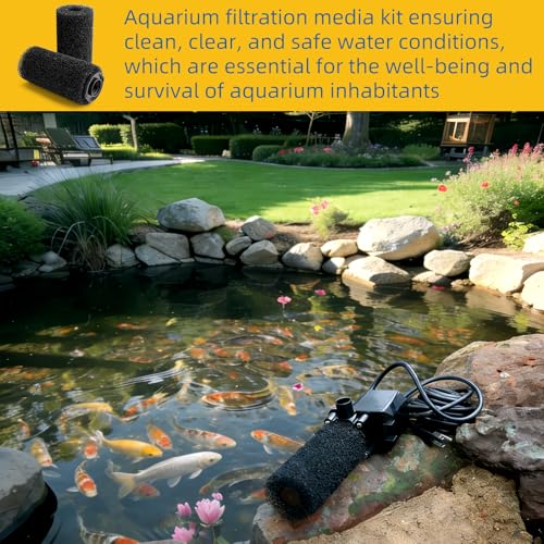 Pond Pre Filter for Beckett Pond G FR DP Pump, Prefilter Sponge Roll with Intake Strainer for Pond Pump - Part No 7137710 (Pack of 2)