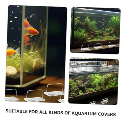 6pcs Acrylic Aquarium Lid Handles Easy to Install Fish Tank Cover Grip Handle Replacement for Aquariums for Tanks Highly Design