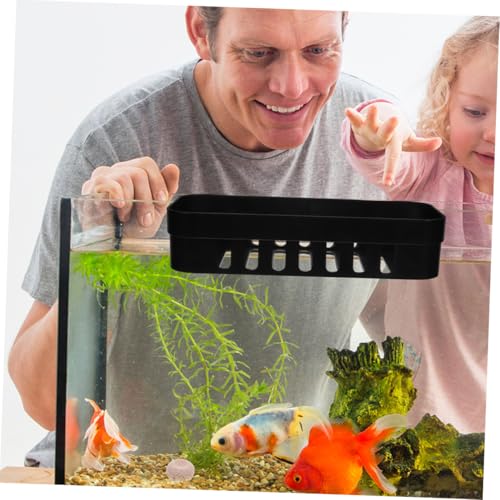 Toddmomy 2pcs Floating Plant Aquarium Moss Holder Suction Cups Hanging Fish Tank Planter Cups for Aquatic Plants Fish Tank Holder Aquarium Decorations