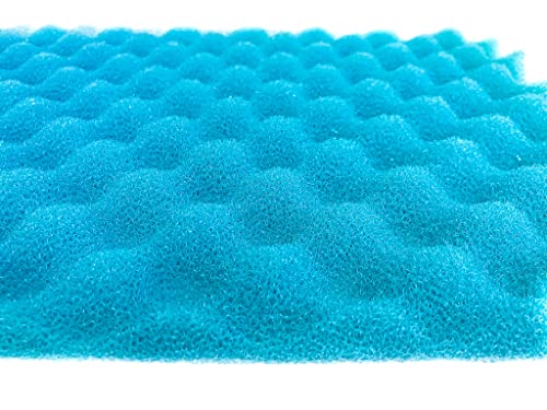 Wave Point Aquarium Bio Sponge Foam Filter Media Pad Cut-to-fit for Fish Tank Sump Pond 17" x 11" x 1/2" to 1" (1 Set (3 PCS))