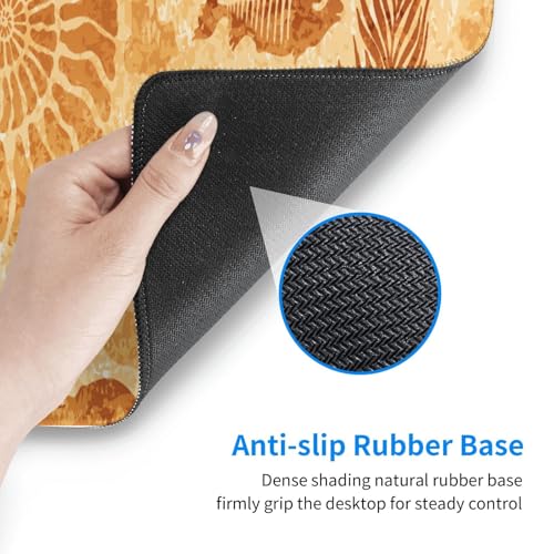 Retro Fossils Mouse Pad XL Large Mousepad Non Slip Rubber Base Desk Mat for Laptop Computer Gaming 31.5" X 12" - color: Retro Fossils