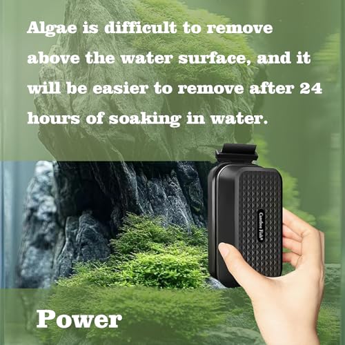 Aquarium Super Strong Magnetic Cleaner for Glass Fish Tank Magnet Brush Algae Scrapers Floating - size: L