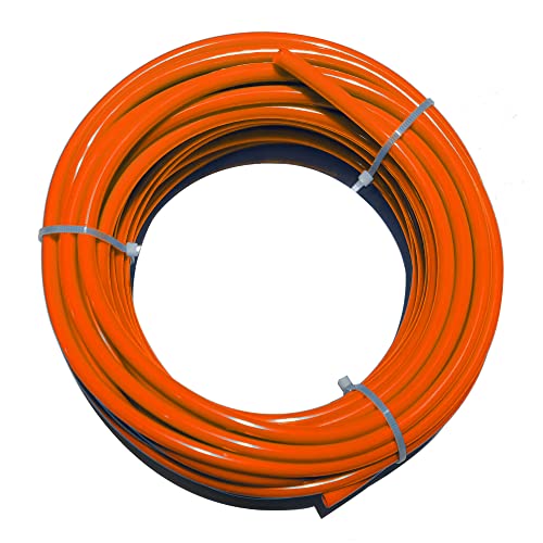 Beduan 4mm x 2.5mm Orange Pneumatic Tubing Pipe PU Polyurethane Air Compressor Tubing Hose Pipe Line Fluid Transfer 32.8ft 10 Meter - color: Orange, size: 4mmx2.5mm-10m