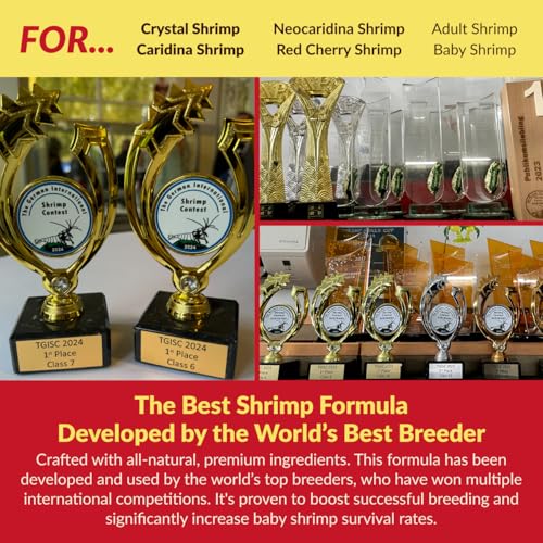 GH/TDS Remineralizer 500mL – Shrimp Tank Accessories for Neocaridina & Caridina | Professional GH TDS Additive | Shrimp Minerals, Molting & Breeding Support | Freshwater Aquarium Use