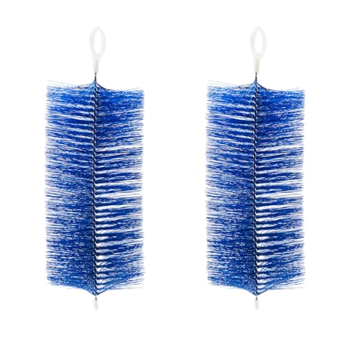 RINOO 2 Pcs Fish Pond Filter Brushes Set for Koi Pond Filter Fish Tank Aquarium Water Garden Pond Skimmer Filter Cleaning Brush 16 Inch by 4.7 Inch (Blue) - color: Blue, size: 16 in L - 2pcs