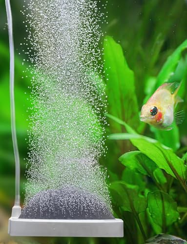 UPETTOOLS Aquarium Air Stone Fish Tank Bubbler Small Nano Air Bubble Stone Super-High Dissolved Oxygen Diffuser Makes Super Tiny Bubbles 4 Inch - size: 4 Inch