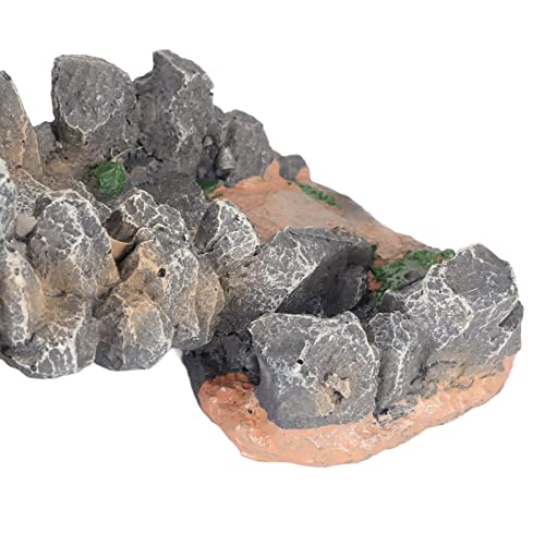 Aquarium Bridge Decoration Resin Arch Bridge Ornament for Fish Tank Landscaping Small Fish Hideout Decor