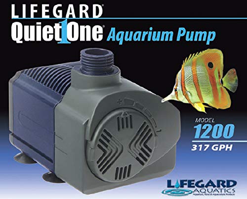 Quiet One Lifegard Aquarium Pump, 296-Gallon Per Hour