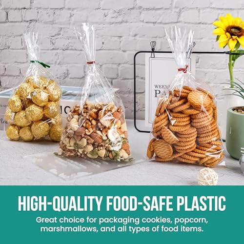 Levex - 2" x 6" (1000 Count) Open End Flat Top - 2-Mil Heavy Duty Clear Poly Bags for Packaging, Shipping, Storage & Food (Bags Do Not Have a Seal or Prints) - size: 2" x 6" (1000 Pack)