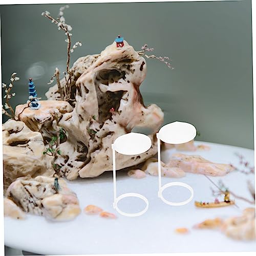 Abaodam 5pcs Mist Maker Water Fountain Mister Rockery Humidifier Splash Guard Splash-Bracket for Rockery