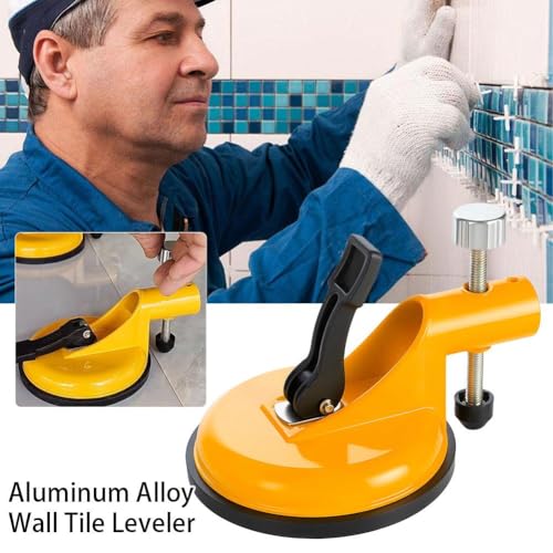 Adjustable Height Setter, Professional Countertop Leveling Tool, Granite Marble Countertop Seam Leveling Tool, Floor Gap Fixer Tools with Vacuum Lifting Clamps Rubber for Granite (Red 2pcs) - color: Red, size: 2pcs