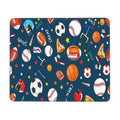 Basketball Soccer Baseball Fashion Mouse Pad,Pad Mousepads with Non-Slip Rubber Base for Laptop Desktop Computer, 8.3 X 10.3 in - color: Basketball Soccer Baseball, size: 8.3L x 10.3W inches