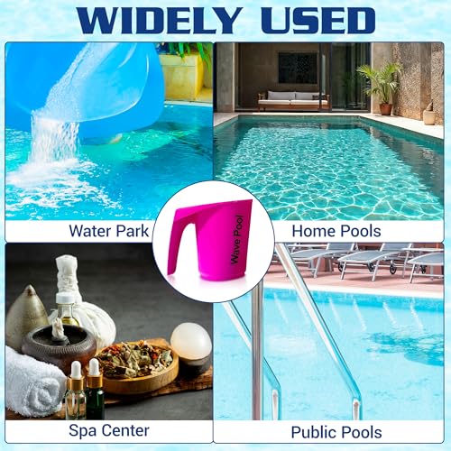 DE Pool Filter Powder Scoop – 1 lb Measurement – Compatible with All DE Filters – EZ Grip Design for Easy Handling – Large DE Chemical Scooper for Pool Maintenance